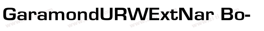 GaramondURWExtNar Bo字体转换